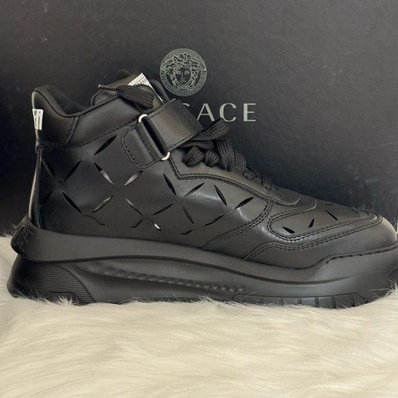 Versace Men\'s Black High-Top Sneakers main image 13